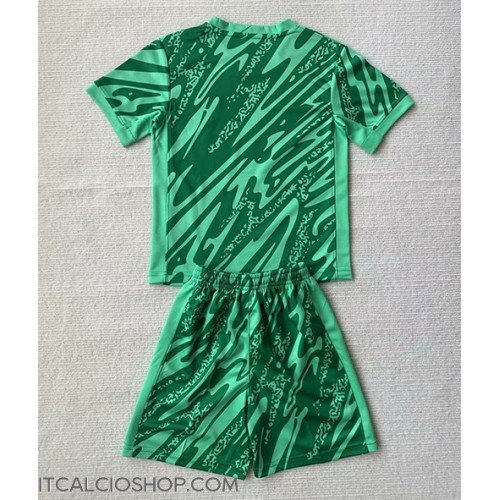 Brasile Portiere Prima Maglia Bambino Copa America 2024 Manica Corta (+ Pantaloni corti)